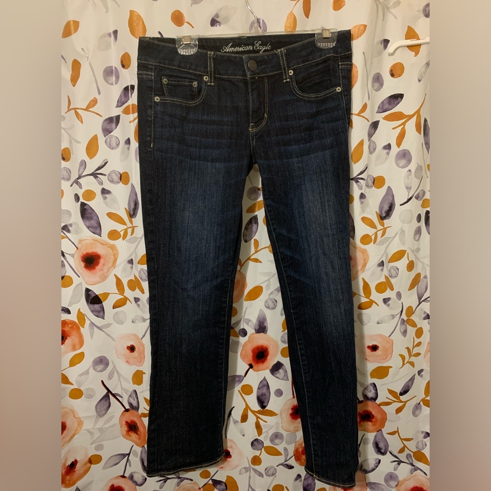 American Eagle Stretch Straight Jeans Sz 8